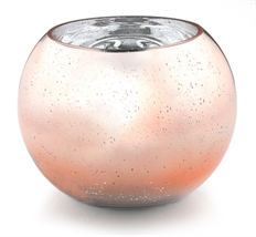 BUBBLE BOWL 6" ROSE GOLD W/SPOT