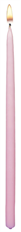 CANDLE TAPER 15" PINK 12/BOX