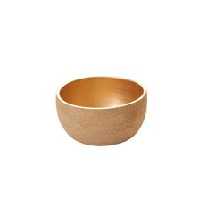 BOWL 4.5"H 9"D CHAMPAGNE GOLD MICA