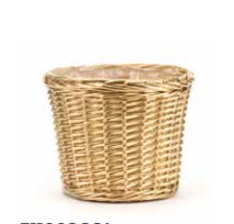 POTCOVER 6" WILLOW GOLD PAINTED