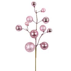 MIXED BALL SPRAY 18" PINK