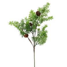 SPRUCE PINE CONE SPRAY 33" GREEN