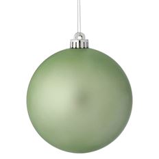 ORNAMENT BALL 140MM MATTE MINT S/2