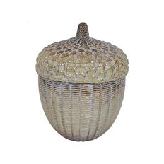 RESIN SITTING ACORN 5.5"