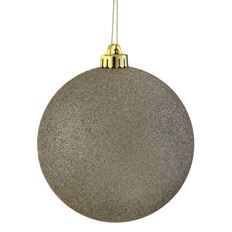 ORNAMENT VP GLT 140MM S/2 TAUPE