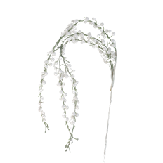 BERRY HANGING GLITTER 43" WHITE