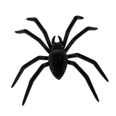 SPIDER W/CLIP 9.5" BLACK