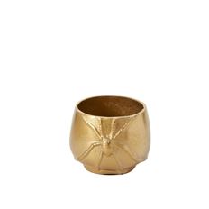 CELLAR SPIDER POT 6.25 X 5" GOLD