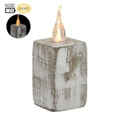 FAUX CANDLE 4.5" W/LIGHT B/O