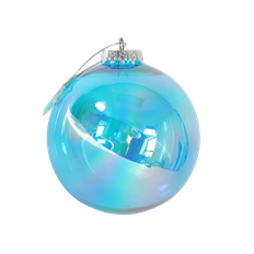 ORNAMENT BALL 150MM TURQ