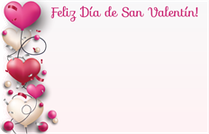 CARD FELIZ DIA DE SAN VAL 50/PKG