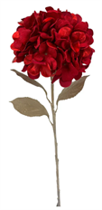 HYDRANGEA SPRAY VELVET 29" RED
