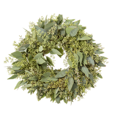 SEEDED EUCALYPTUS 12" WREATH