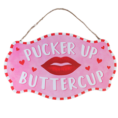 SIGN 12.5 WX7.5" H BUTTERCUP