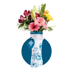 FLOWER WATER POUCH - TRES CHIC