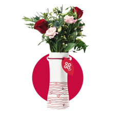 FLOWER WATER POUCH - LOVE