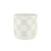CERAMIC POSY PLANTER 4" CHECKMATE