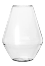 HAVEN VASE 8"H 3"O CLEAR 6/CS