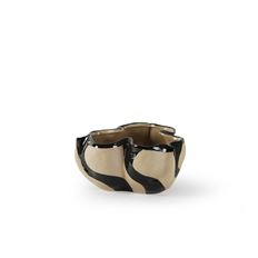 POT 5.5HX9.75X9.5" ZEBRA