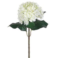 HYDRANGEA SPRAY 22" WHITE
