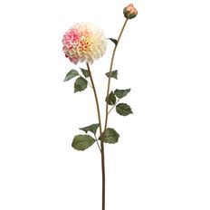 DAHLIA SPRAY 31" PINK/CREAM