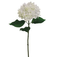 HYDRANGEA SPRAY 31" WHITE