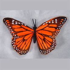 BUTTERFLY MONARCH 4.5" ORANGE 12/PK