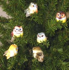 OWL 2.5" W/CLIP ASSORTED 12/PK