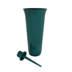 CEMETERY CAN FLAT W/SPIKE GREEN