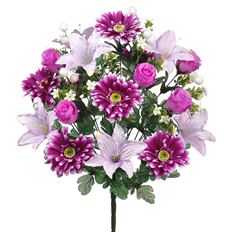 BUSH LILY/DAISY/ROSE 21" LAV/PK