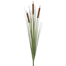CATTAIL BUSH 40" LIGHT BROWN