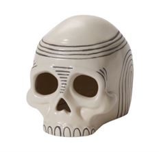SKULL 4.75X6.25X5.5" WHITE