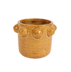 POTTERY MINIPOT 3.5X3.5" MAPLE