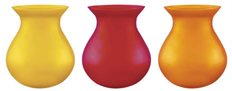 LULA VASE 7" CAMPFIRE ASSORTED 6/CS