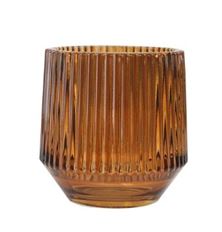 CANDLE HOLDER COFFEE 4X3.75"