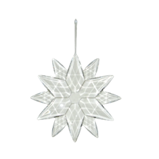 ACRYLIC SUNFLOWER 9.5" CLEAR