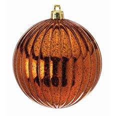 ORNAMENT RIDGED GLT STRIPE BX/4