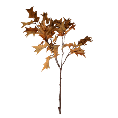 HOLLY LEAF SPRAY 32.25" MOSS/TOFFEE