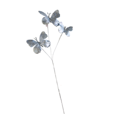 METALLIC BUTTERFLY SPRAY X3 28" BL