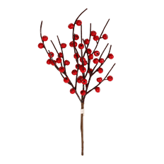 BERRY TWIG PICK WR 15" RED
