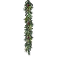 GARLAND MIX GREENS W/CONES 60"