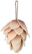 PINECONE FOAM 8" CREAM/BROWN
