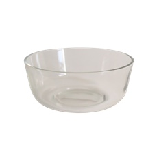 BOWL 3"H 6.75"O GLASS CLEAR