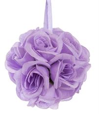 ROSE BALL 5" LILAC W/HANGER