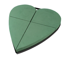 OASIS HEART SOLID 17" X 2.5"H