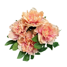 PEONY BUSH X5 19" PINK