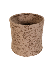 CYLINDER EARTHEN 6.5X6.5 TAN
