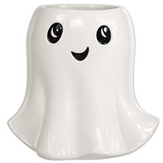 GHOST VASE 4.75" WHITE