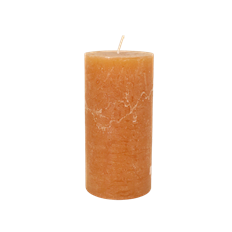 PILLAR CANDLE RUSTIC 6X12CM BEESWAX