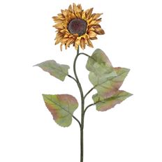 SUNFLOWER STEM 30" GOLD